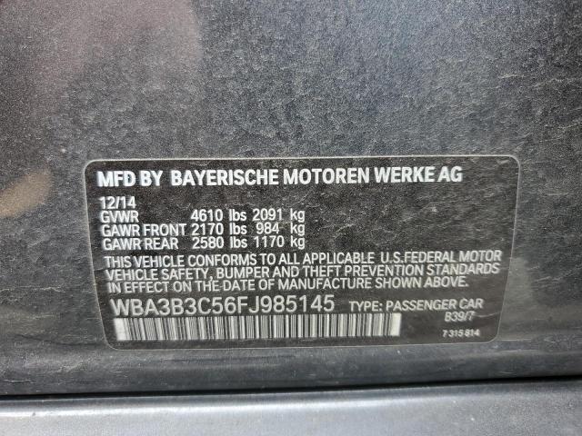 WBA3B3C56FJ985145 - 2015 BMW 328 XI CHARCOAL photo 12