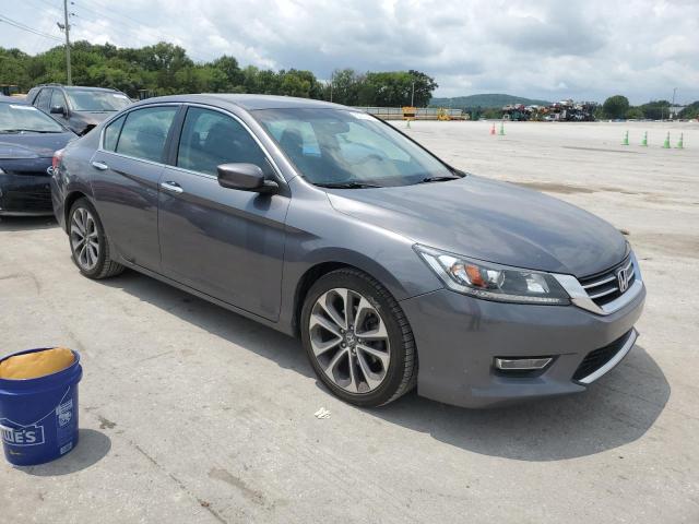 1HGCR2F56DA203431 - 2013 HONDA ACCORD SPORT GRAY photo 4