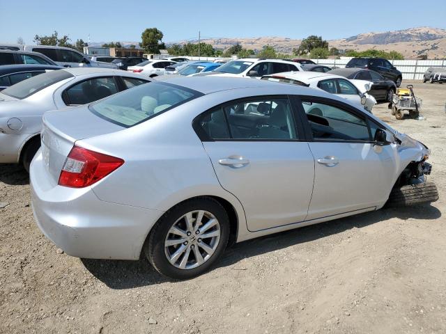 2HGFB2F80CH525526 - 2012 HONDA CIVIC EX SILVER photo 3