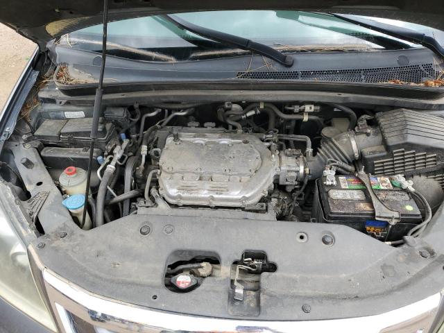 5FNRL3H74AB026539 - 2010 HONDA ODYSSEY EXL ნაცრისფერი ფოტო 12