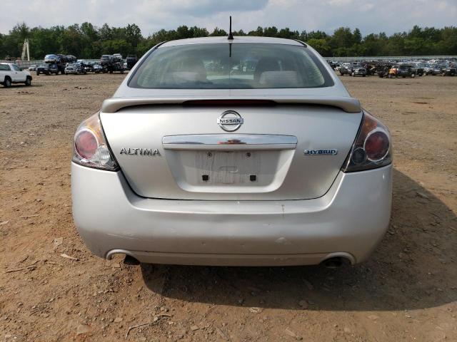 1N4CL21E29C147898 - 2009 NISSAN ALTIMA HYBRID SILVER photo 6