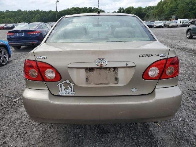 2T1BR32E55C391359 - 2005 TOYOTA COROLLA CE GOLD photo 6