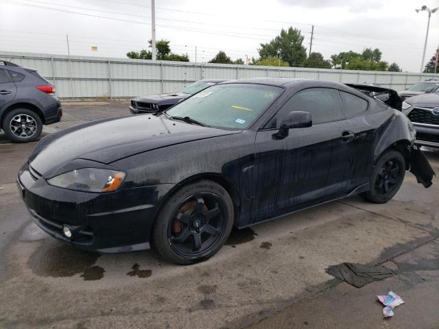 KMHHN65F64U127690 - 2004 HYUNDAI TIBURON GT BLACK photo 1