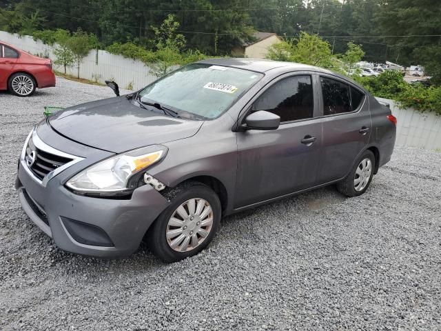 3N1CN7AP9JL835198 - 2018 NISSAN VERSA S GRAY photo 1