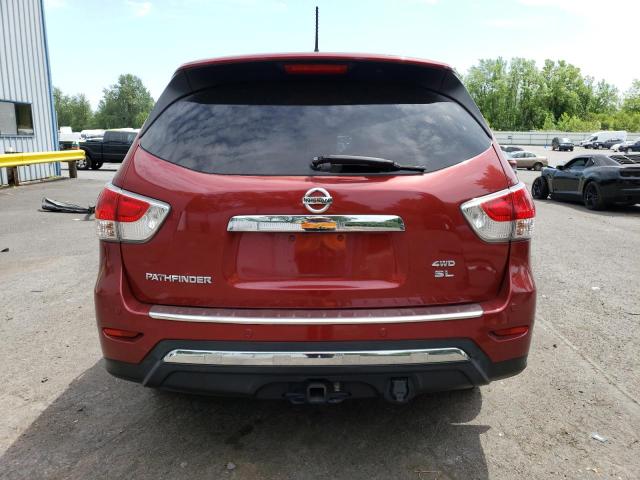 5N1AR2MM3DC645826 - 2013 NISSAN PATHFINDER S RED photo 6