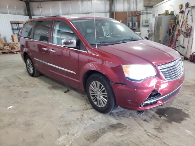 2C4RC1CG7DR733980 - 2013 CHRYSLER TOWN & COU TOURING L MAROON photo 4