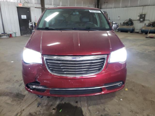 2C4RC1CG7DR733980 - 2013 CHRYSLER TOWN & COU TOURING L MAROON photo 5