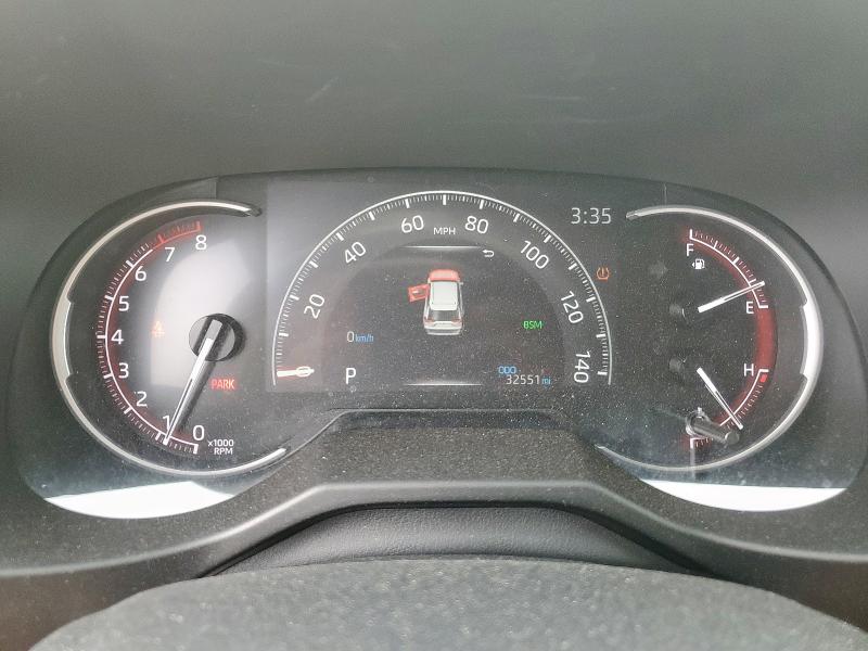 2T3W1RFVXRW320207 - 2024 TOYOTA RAV4 XLE WHITE photo 9