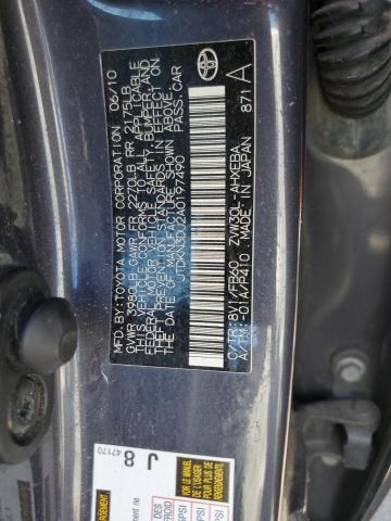 JTDKN3DU2A0197490 - 2010 TOYOTA PRIUS 灰色 照片 12