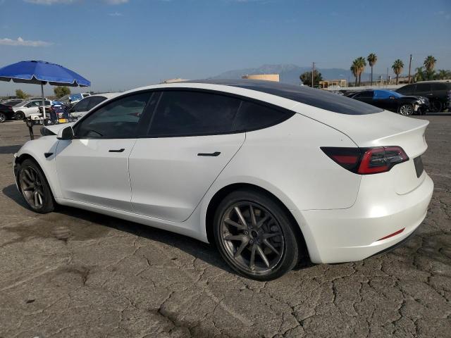 5YJ3E1EA5MF989619 - 2021 TESLA MODEL 3 WHITE photo 2