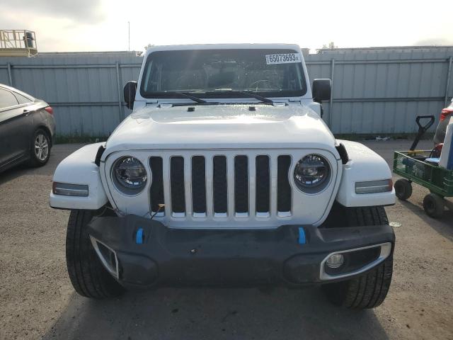 1C4JJXP6XNW178944 - 2022 JEEP WRANGLER U SAHARA 4XE WHITE photo 5