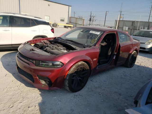 2C3CDXGJ1MH565291 - 2021 DODGE CHARGER SCAT PACK RED photo 1