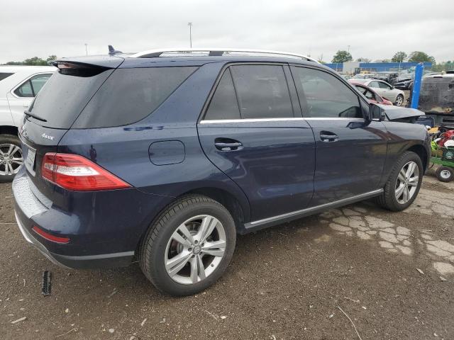 4JGDA5HB3FA534464 - 2015 MERCEDES-BENZ ML 350 4MATIC BLUE photo 3