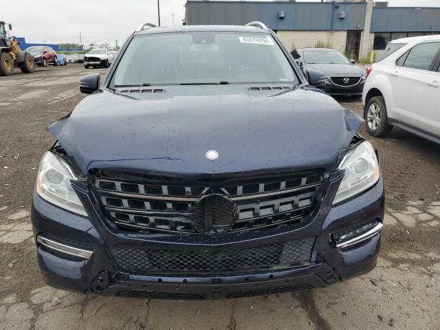 4JGDA5HB3FA534464 - 2015 MERCEDES-BENZ ML 350 4MATIC BLUE photo 5