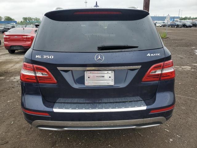 4JGDA5HB3FA534464 - 2015 MERCEDES-BENZ ML 350 4MATIC BLUE photo 6