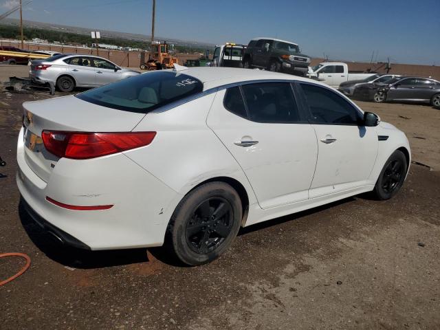 KNAGM4A79E5510618 - 2014 KIA OPTIMA LX WHITE photo 3