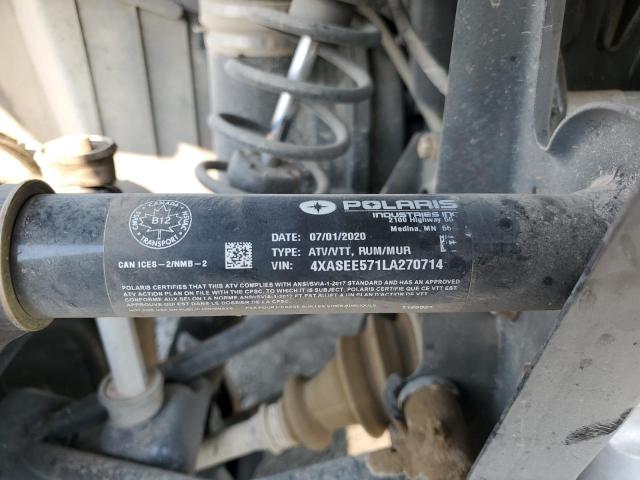 4XASEE571LA270714 - 2020 POLARIS SPORTSMAN 570 EPS 灰色 照片 10