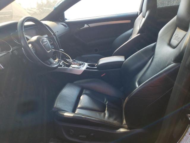 WAUCVAFR2CA002483 - 2012 AUDI S5 PREMIUM PLUS BLACK photo 7