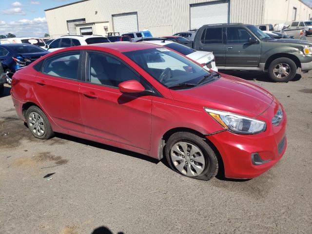 KMHCT4AE9GU074666 - 2016 HYUNDAI ACCENT SE RED photo 4