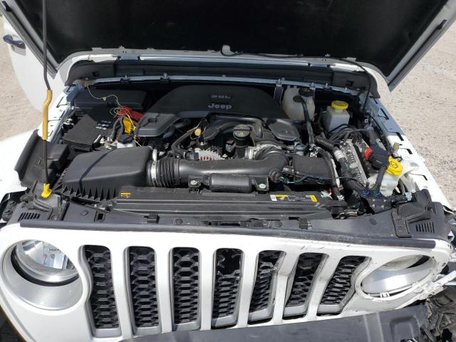 1C6HJTFG0ML559971 - 2021 JEEP GLADIATOR OVERLAND WHITE photo 11