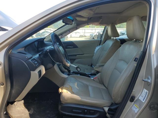1HGCR2F80DA251341 - 2013 HONDA ACCORD EXL TAN photo 7