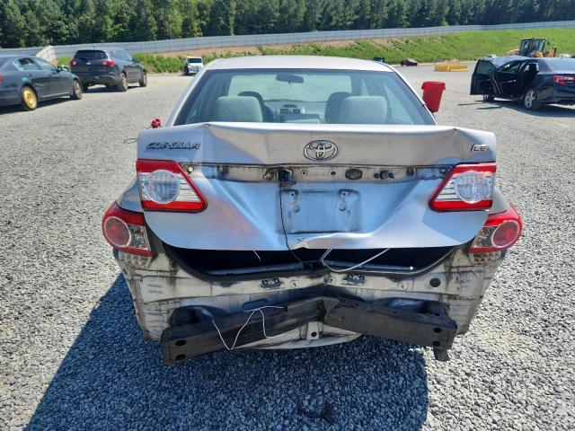 5YFBU4EE1DP161722 - 2013 TOYOTA COROLLA LE BASE SILVER photo 6
