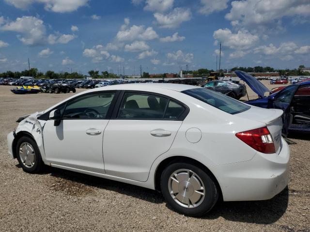 2HGFB2F65CH527299 - 2012 HONDA CIVIC HF 白色 照片 2