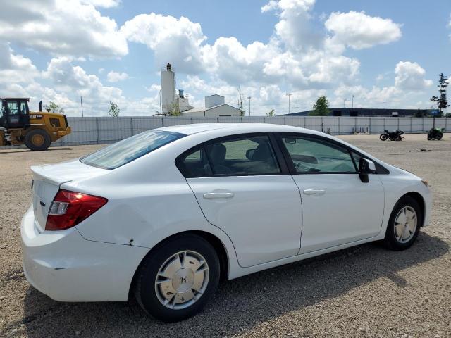 2HGFB2F65CH527299 - 2012 HONDA CIVIC HF 白色 照片 3