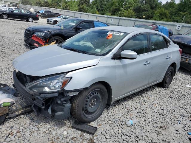 3N1AB7AP5KY272137 - 2019 NISSAN SENTRA S SILVER photo 1