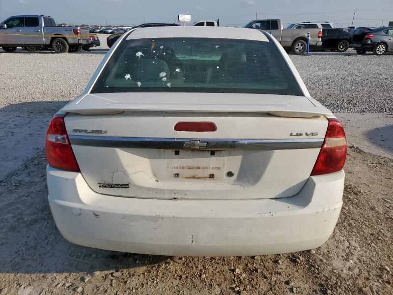 1G1ZT548X5F287467 - 2005 CHEVROLET MALIBU LS WHITE photo 6