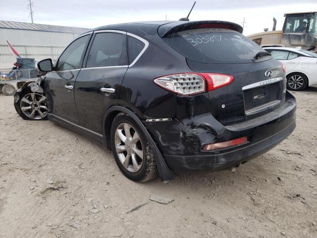 JNKAJ09E08M303847 - 2008 INFINITI EX35 BASE შავი ფოტო 3