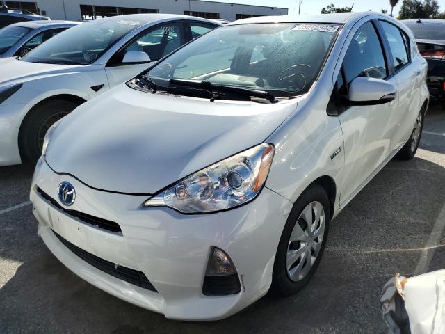JTDKDTB32E1074432 - 2014 TOYOTA PRIUS C 白色 照片 2