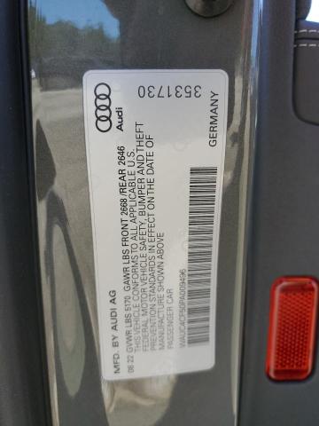 WAUC4CF50PA009496 - 2023 AUDI S5 PREMIUM PLUS 灰色 照片 12
