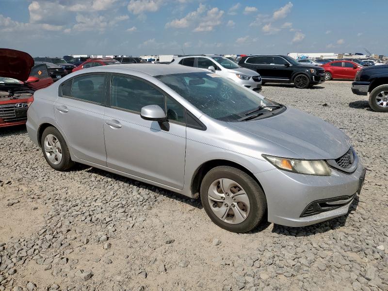19XFB2F58DE063539 - 2013 HONDA CIVIC LX SILVER photo 4
