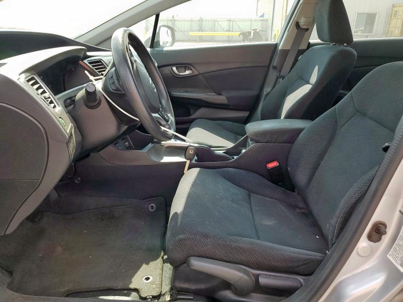 19XFB2F58DE063539 - 2013 HONDA CIVIC LX SILVER photo 7