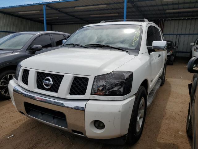 5N1AA08A86N733578 - 2006 NISSAN ARMADA SE WHITE photo 1