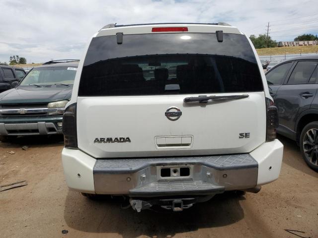 5N1AA08A86N733578 - 2006 NISSAN ARMADA SE WHITE photo 6