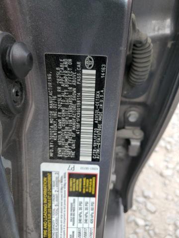 4T1BF1FK9GU198114 - 2016 TOYOTA CAMRY LE GRAY photo 12