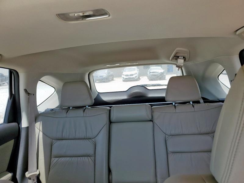 5J6RM3H73DL038237 - 2013 HONDA CR-V EXL WHITE photo 10