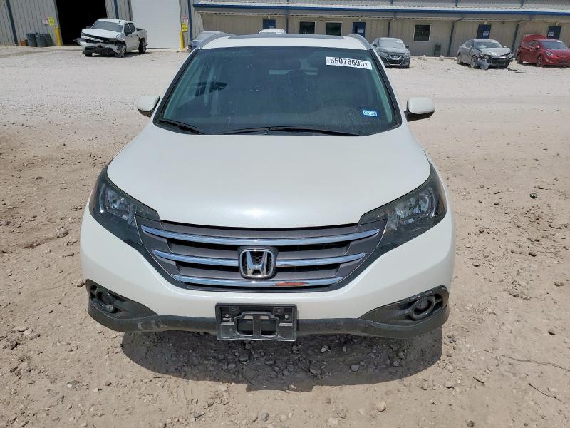 5J6RM3H73DL038237 - 2013 HONDA CR-V EXL WHITE photo 5