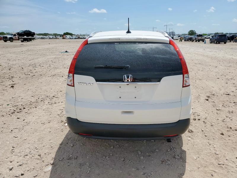 5J6RM3H73DL038237 - 2013 HONDA CR-V EXL WHITE photo 6