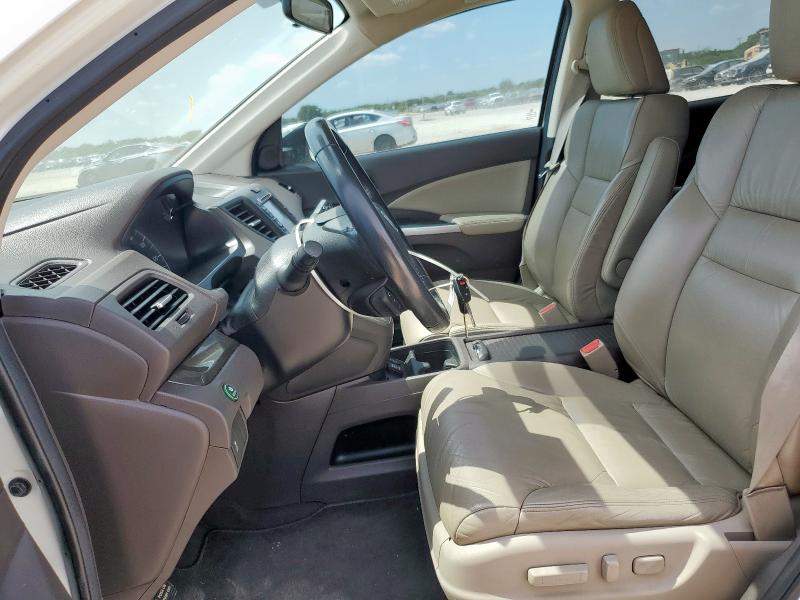 5J6RM3H73DL038237 - 2013 HONDA CR-V EXL WHITE photo 7