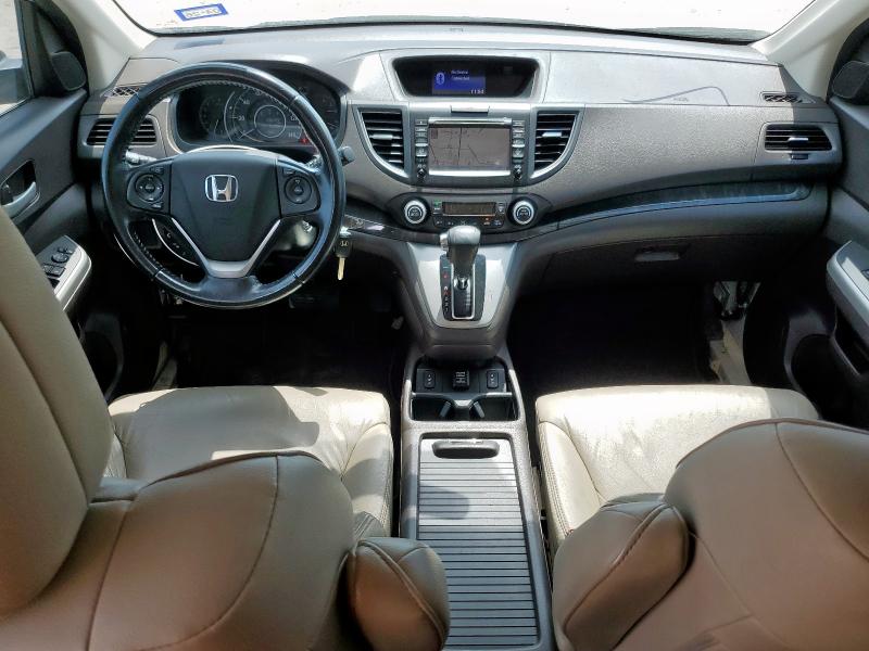 5J6RM3H73DL038237 - 2013 HONDA CR-V EXL WHITE photo 8