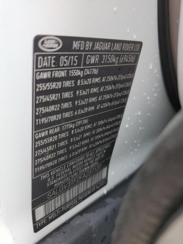 SALGV3TF2FA237120 - 2015 LAND ROVER RANGE ROVE AUTOBIOGRAPHY WHITE photo 13