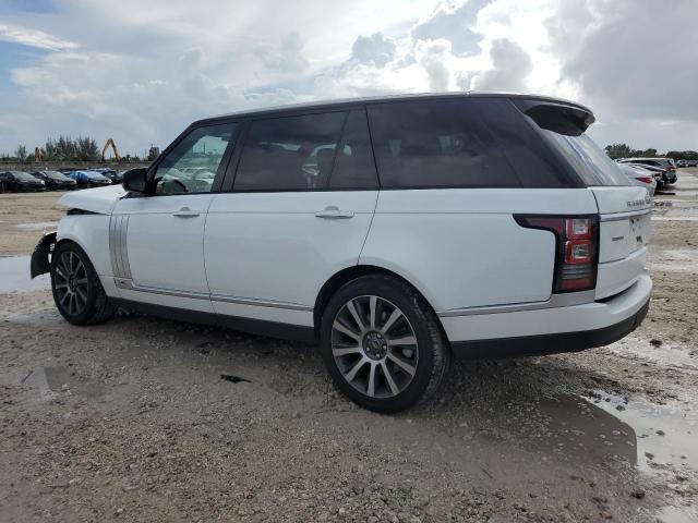 SALGV3TF2FA237120 - 2015 LAND ROVER RANGE ROVE AUTOBIOGRAPHY WHITE photo 2
