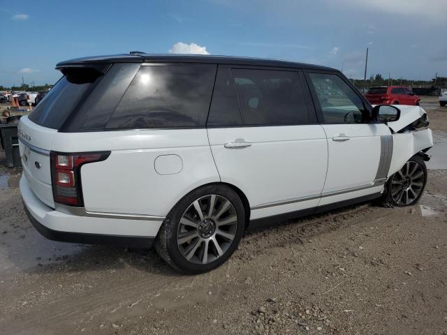 SALGV3TF2FA237120 - 2015 LAND ROVER RANGE ROVE AUTOBIOGRAPHY WHITE photo 3