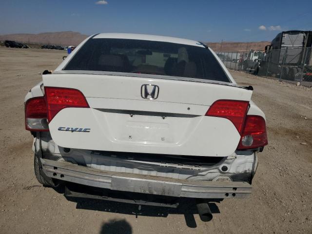 2HGFA16548H518699 - 2008 HONDA CIVIC LX WHITE photo 6