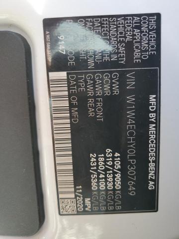 W1W4ECHY0LP307649 - 2020 MERCEDES-BENZ SPRINTER 2500 WHITE photo 13