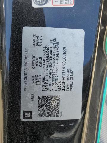 1G1FH1R7XK0103835 - 2019 CHEVROLET CAMARO SS TWO TONE photo 13