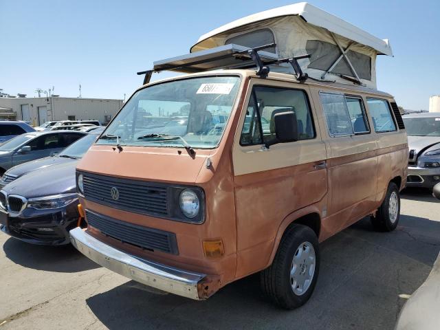 WV2YB0256DH112364 - 1983 VOLKSWAGEN VANAGON BUS ORANGE photo 1